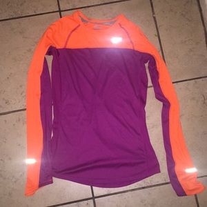 Purple And Orange Bright Colored Nike Long Sleeve